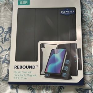 New iPad Pro 12.9 Hybrid Case with Detachable Magnetic Trifold Cover.